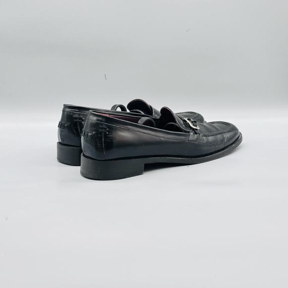 Cole Haan Shoes Mens 11 Black Leather City Monk Strap Loafers Slip On Dress main image 10